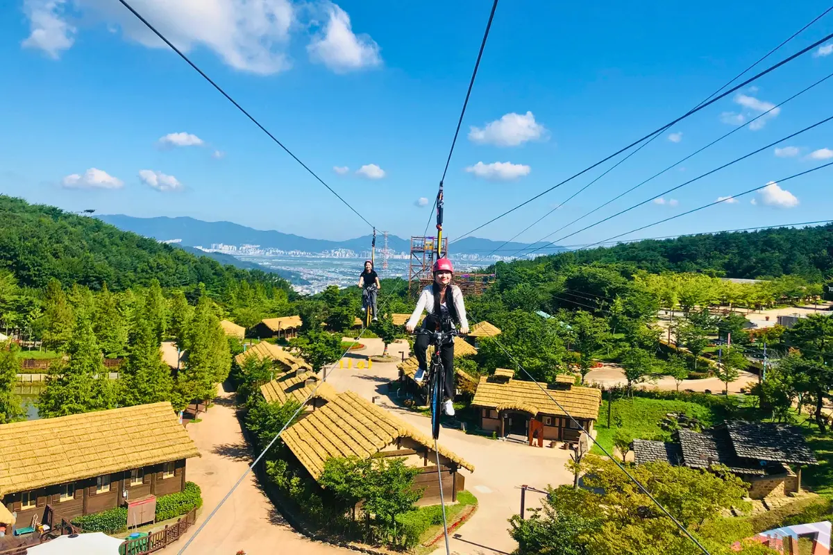 Tour Hàn Quốc 6N5Đ tháng 7 bay Vietnam Airlines - Công viên Gaya Theme Park