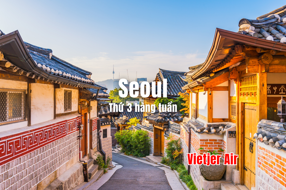 Hàn Quốc: Seoul - Nami - Everland 5 ngày 4 đêm | Tháng 6 2025 | Vietjet Air thứ 3 hàng tuần
