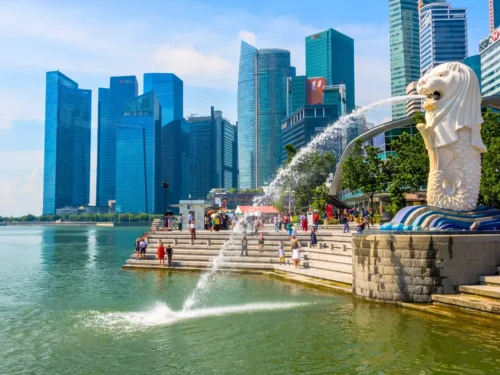 cong-vien-su-tu-bien-merlion-park Singapore - Malaysia 5 ngày 4 đêm | Tháng 11 2025